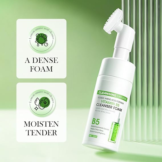 Cleansing Mousse Series SADOER Double Amino Acid Formula - VITAMIN B5