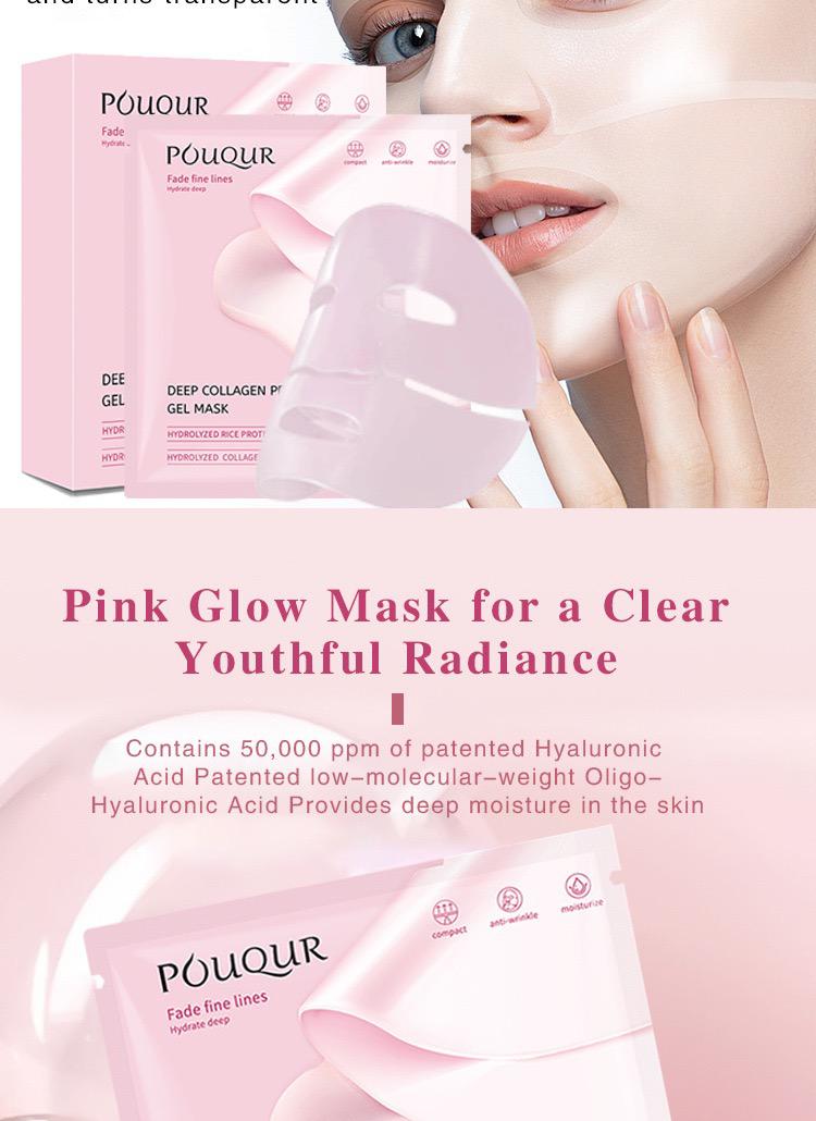 Pink Collagen Gel - 4 Masks