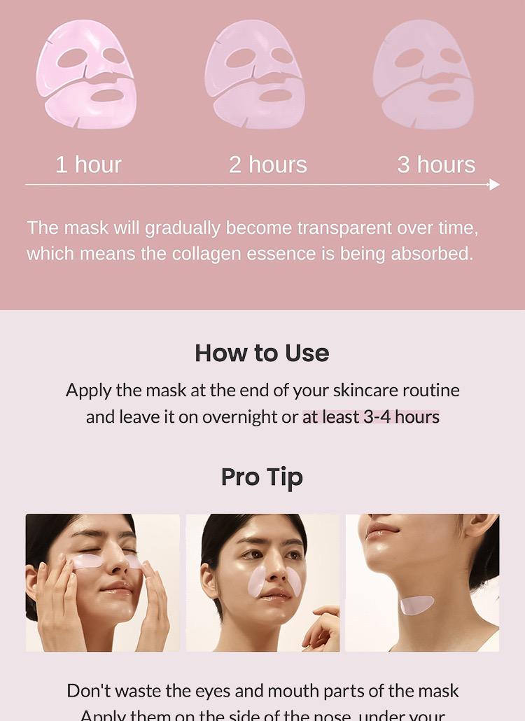 Pink Collagen Gel - 4 Masks