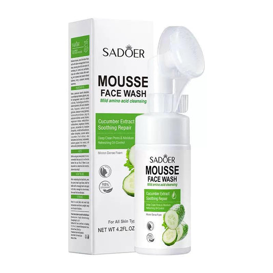 Cleansing Mousse Series SADOER Mild Amino Acid - Cucumber