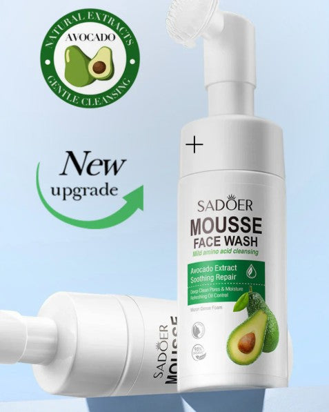 Cleansing Mousse Series SADOER Mild Amino Acid - Avocado