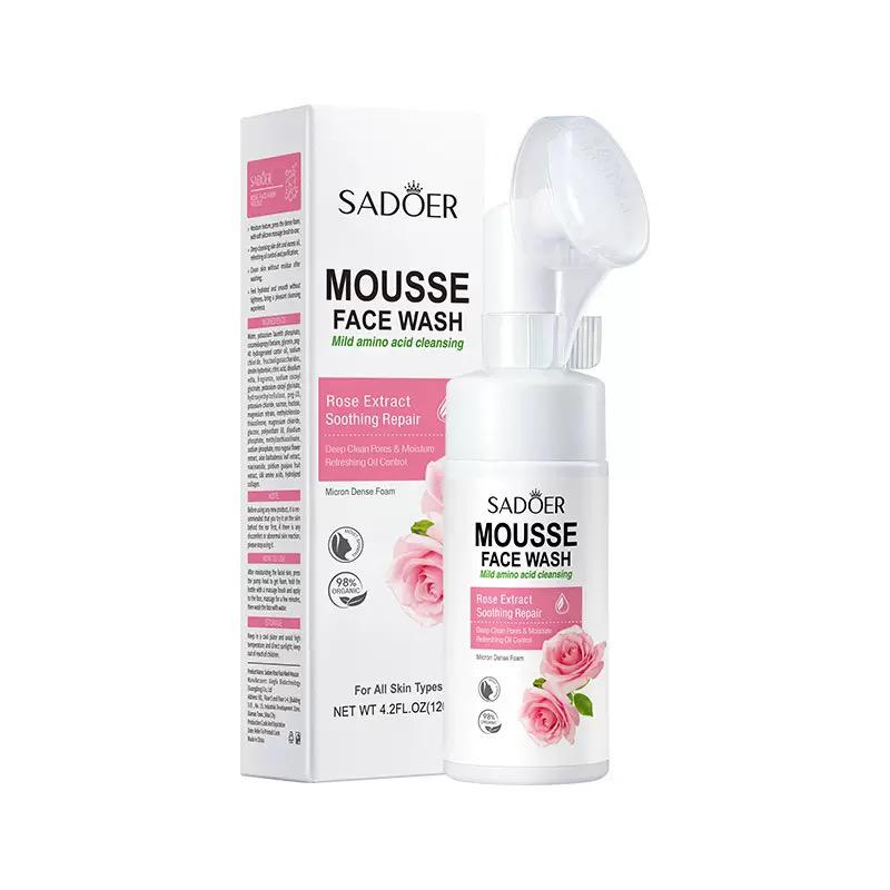Cleansing Mousse Series SADOER Mild Amino Acid - Rose
