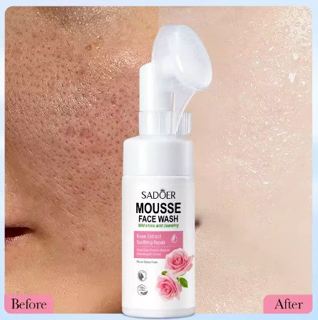 Cleansing Mousse Series SADOER Mild Amino Acid - Rose