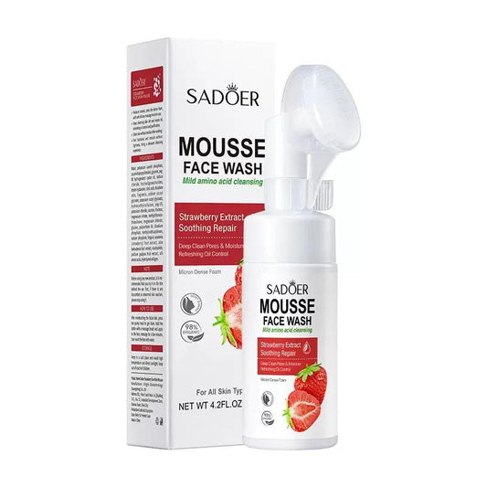Cleansing Mousse Series SADOER Mild Amino Acid - Strawberry